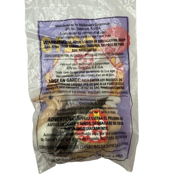 VTG McDonald's Beanie Baby #10 Stretchy "The Ostrich" Plush Toy - Picture 2 of 2